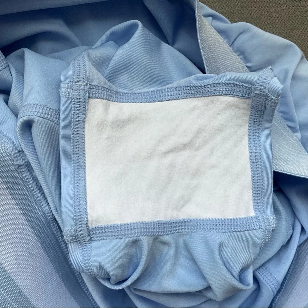 Alo Yoga Match Point Tennis Skirt Seashell Blue S